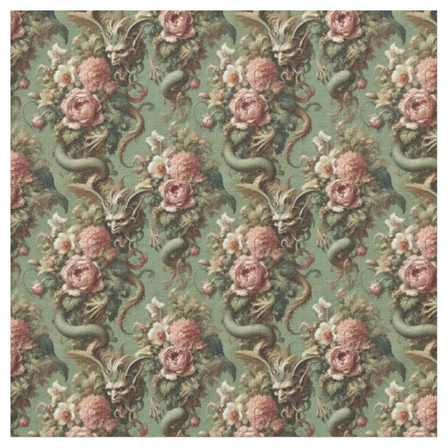 Drac’s Finery – Gothic Dense Tile Fabric (Close Up)
