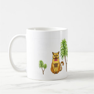 Dracaena Toxic To Cats Warning Art Coffee Mug