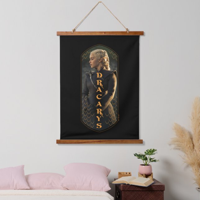 "Dracarys" Daenerys Targaryen Graphic Hanging Tapestry (Bedroom)