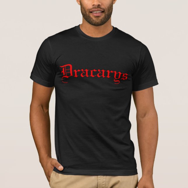 Dracarys - Mens XL Black Tee (Front)