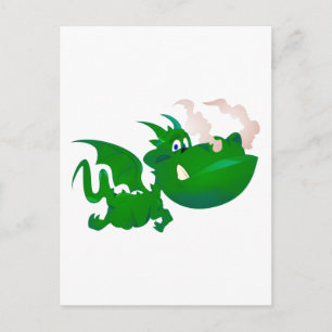 Drache dragon postcard