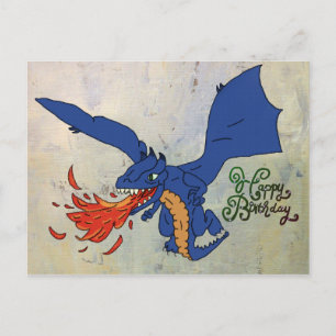 Drache Feuerspeier Postcard