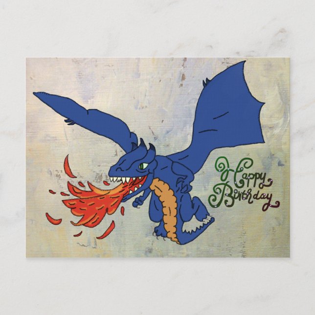 Drache Feuerspeier Postcard (Front)