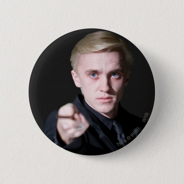 Draco Malfoy 2 2 Inch Round Button (Front)