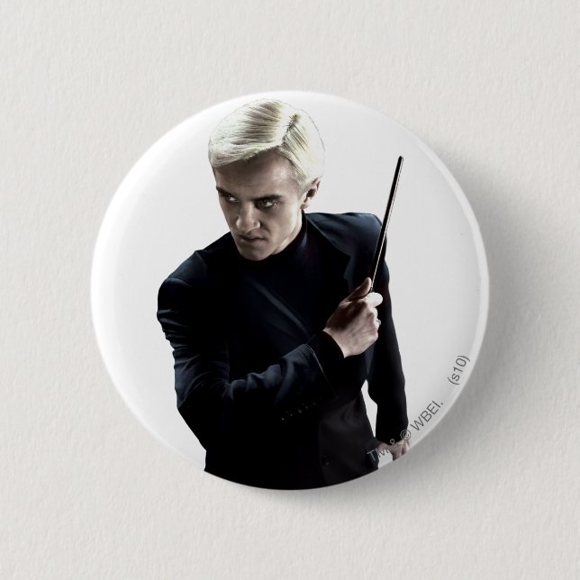 Draco Malfoy 3 2 Inch Round Button (Front)