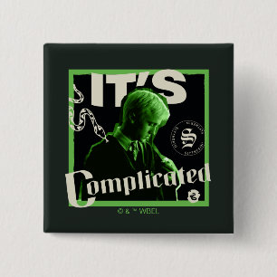 Draco Malfoy - "It's Complicated" 2 Inch Square Button
