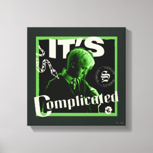 Draco Malfoy - "It's Complicated" Canvas Print