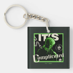 Draco Malfoy - "It's Complicated" Keychain
