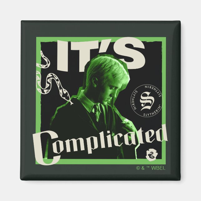 Draco Malfoy - "It's Complicated" Magnet (Front)