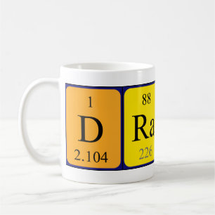 Draco periodic table name mug
