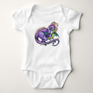 "Draco" Rainbow Dragon Baby Bodysuit