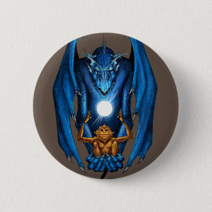 DRACO SIMIAN PRODUCTIONS 2 INCH ROUND BUTTON