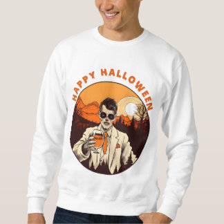 Dracola's Spooky, Halloween, Beer Cheers Sweatshirt
