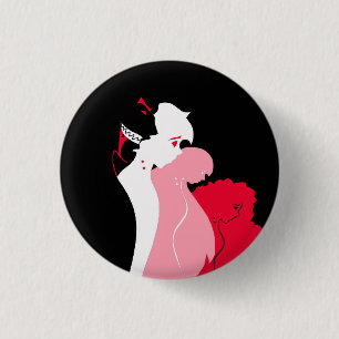 Dracula and His Victims 1 Inch Round Button