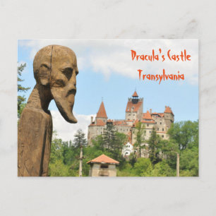 Dracula Castle in Bran, Brasov, Transylvania Postcard