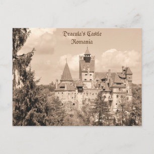 Dracula Castle in Transylvania, Romania Postcard