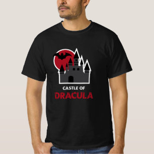 Dracula Castle Vampire Horror T-Shirt