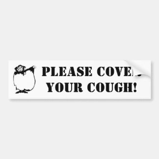 Dracula Cough Bumper Sticker