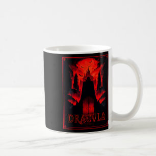 Dracula Gothic Horror Vampire Art -halloween Vampi Coffee Mug
