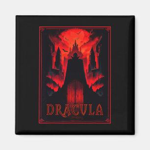 Dracula Gothic Horror Vampire Art -halloween Vampi Magnet