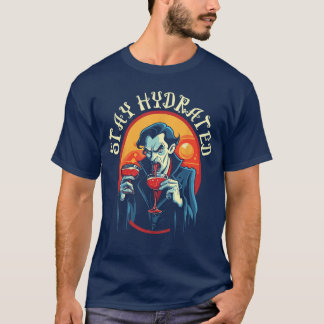 Dracula Halloween Scary Trick Or Treat Spooky Vamp T-Shirt