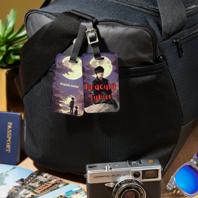 Dracula Junior Luggage Tag (Front & Back)