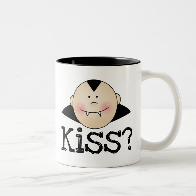 Dracula Kiss Two-Tone Coffee Mug (Right)