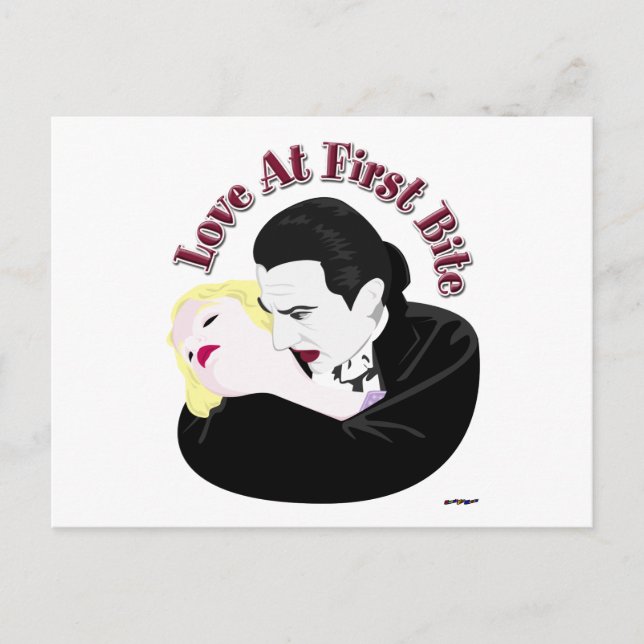Dracula, Love At First Bite Postcard (Front)