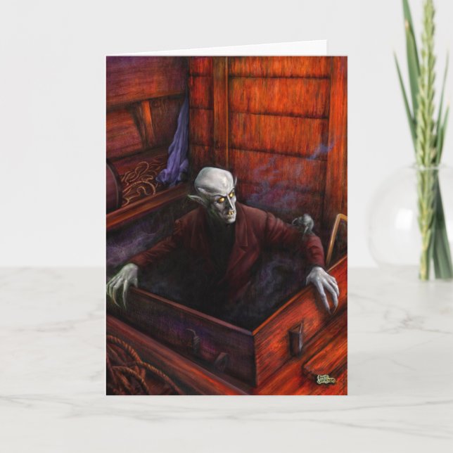 Dracula Nosferatu Vampire Card (Front)