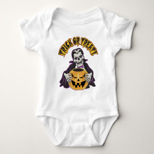 Dracula Skull Baby Bodysuit