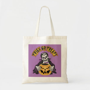 Dracula Skull Tote Bag