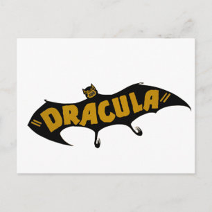 Dracula Vampire Bat Postcard