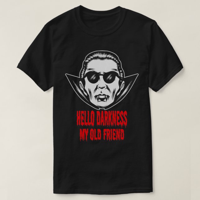 Dracula Vampire Goth Gothic Halloween  T-Shirt (Design Front)