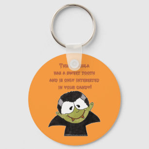 Dracula with Sweet Tooth Keychain