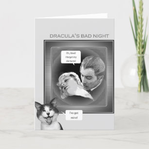 Dracula's bad night card