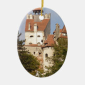 Dracula's Castle, Transylvania Ceramic Ornament (Front)