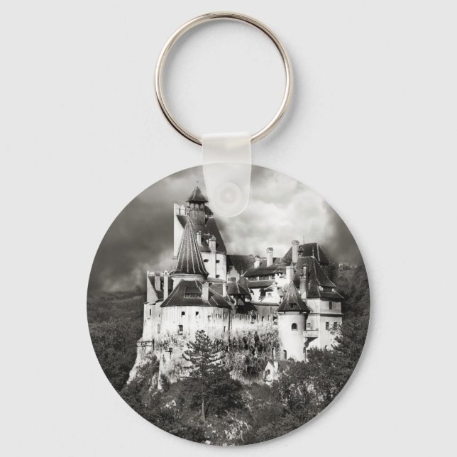 Dracula's Castle, Transylvania Keychain (Front)