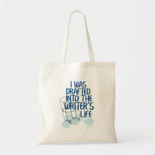 Drafted Writers Life Design Tote Bag
