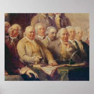 Drafting the Declaration of Independence Poster
