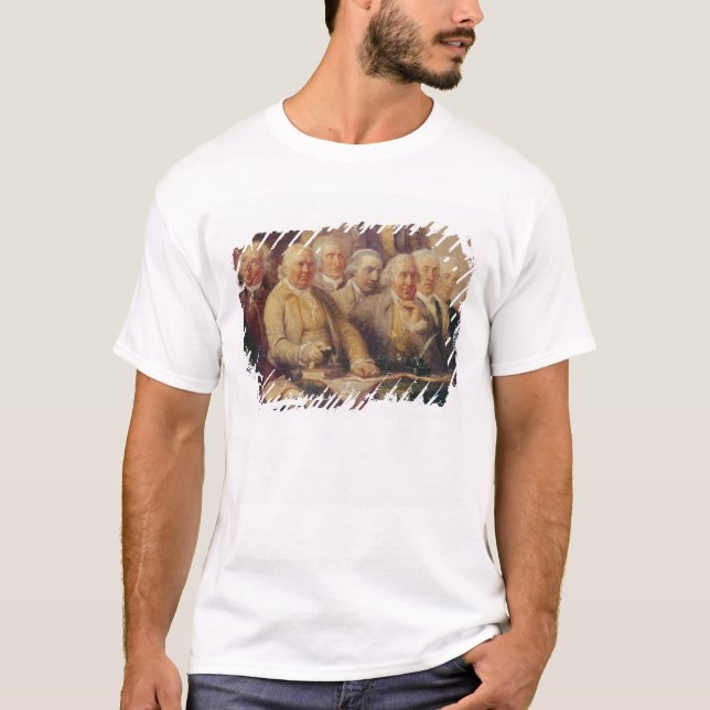 Drafting the Declaration of Independence T-Shirt (Front)