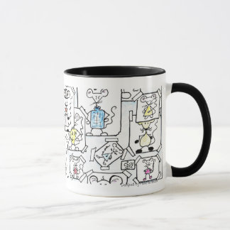 Drafts of mouse pastel mug