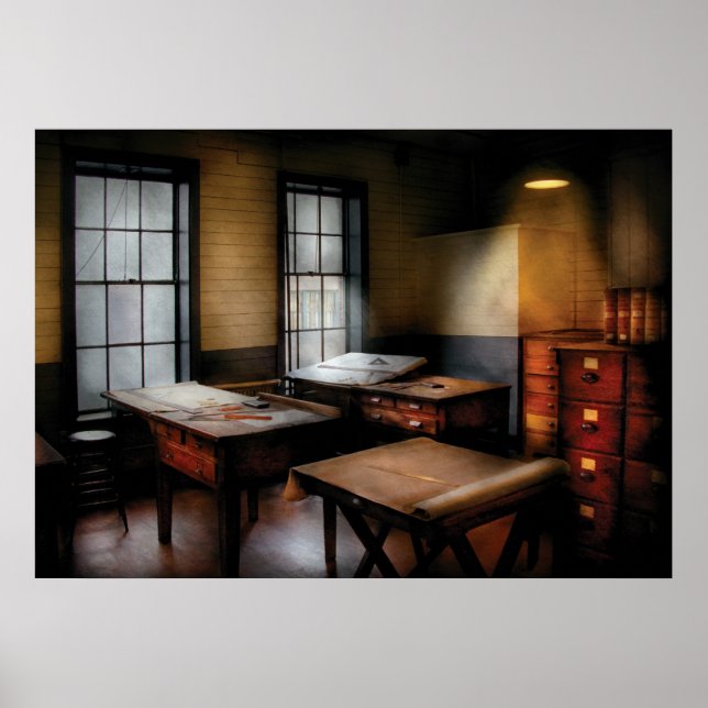 Draftsman - The Drafting room Poster (Front)