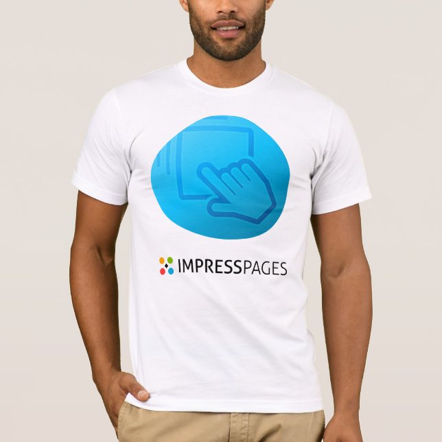 Drag and Drop T-shirt White (Front)