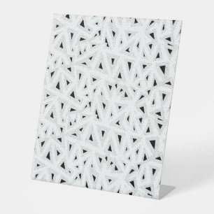 Drag & Drop Custom Image Here Pedestal Sign