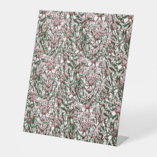 Drag & Drop Custom Image Here Pedestal Sign