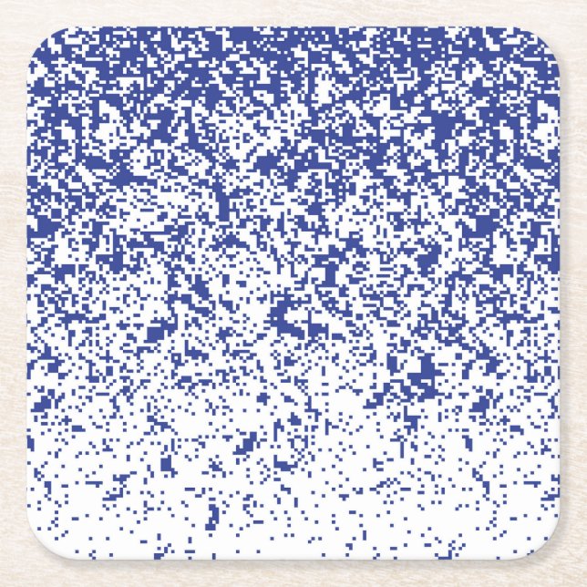 Drag & Drop Custom Image Here Square Paper Coaster (Front)