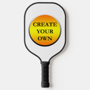 Drag & Drop Custom Logo Here Pickleball Paddle