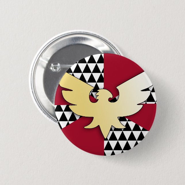 Drag Pride Flag 2 Inch Round Button (Front & Back)