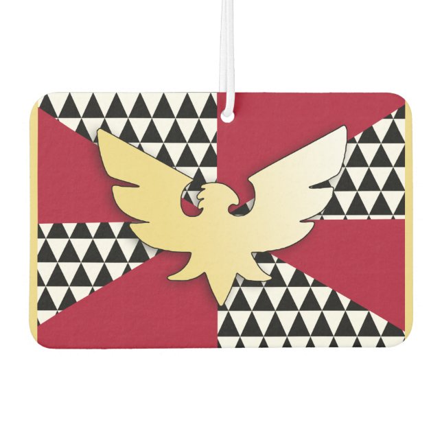 Drag Pride Flag Air Freshener (Front)