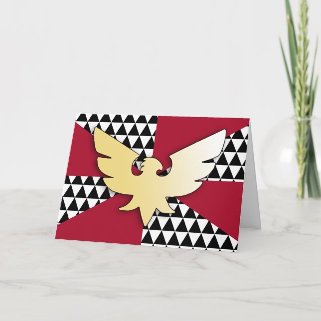 Drag Pride Flag Card (Front)